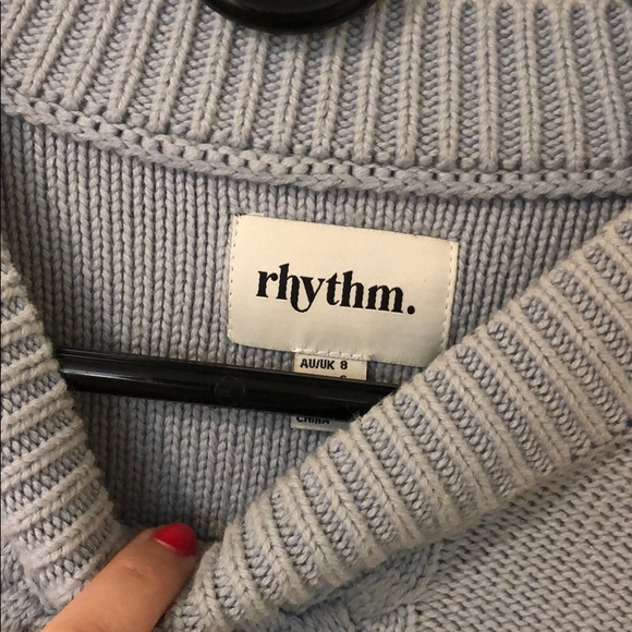 Intermix Blue sweater - Picture 2 of 2